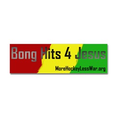 Bong Hits 4 Jesus bumper sticker